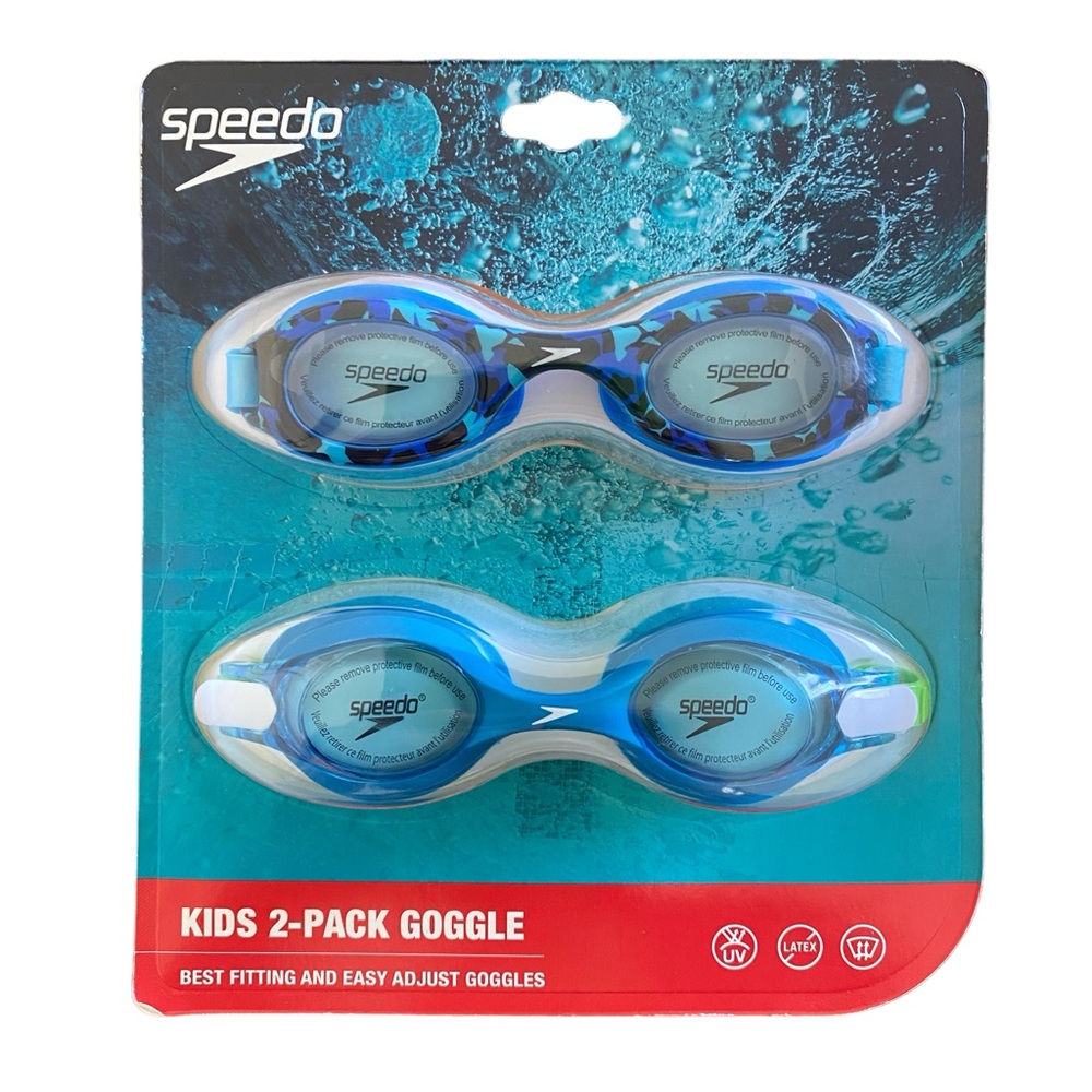 SPEEDO Kids 2-Pack Swim Goggle